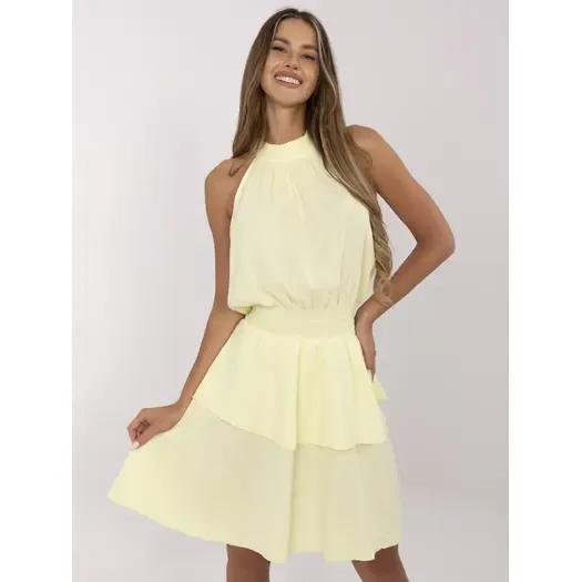 Sukienka-MI-SK-92166.71P-jasny ż&oacute;łty 2