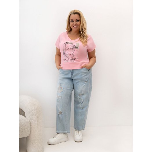 T-shirt-RV-TS-A1385.09P-jasny r&oacute;żowy