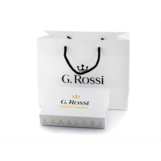 Išmanusis laikrodis SMARTWATCH G. Rossi SW015-5 auksinis (zg326e)