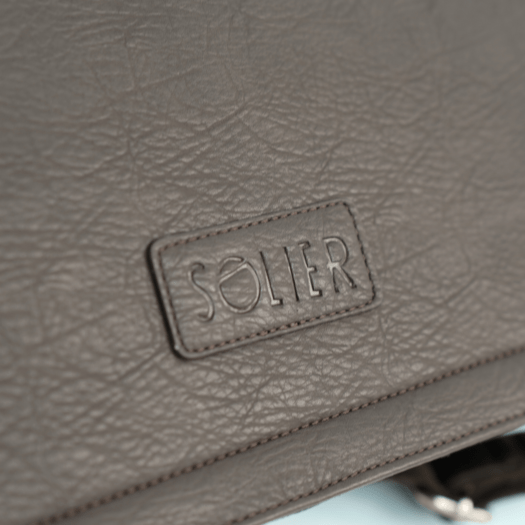Brown men`s shoulder bag S11 5