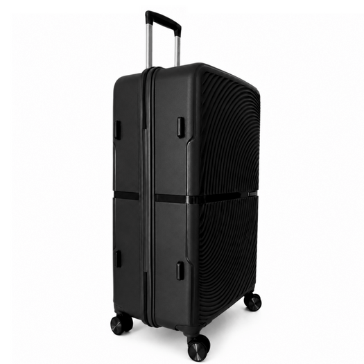 Large Solier XL TORIDE 27  Black PP Suitcase