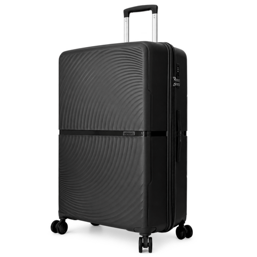 Large Solier XL TORIDE 27  Black PP Suitcase