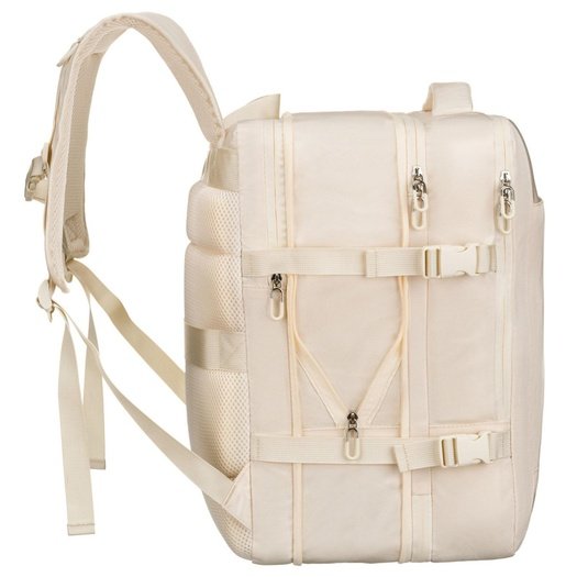 Travel backpack Peterson PTN 24421 Ecru