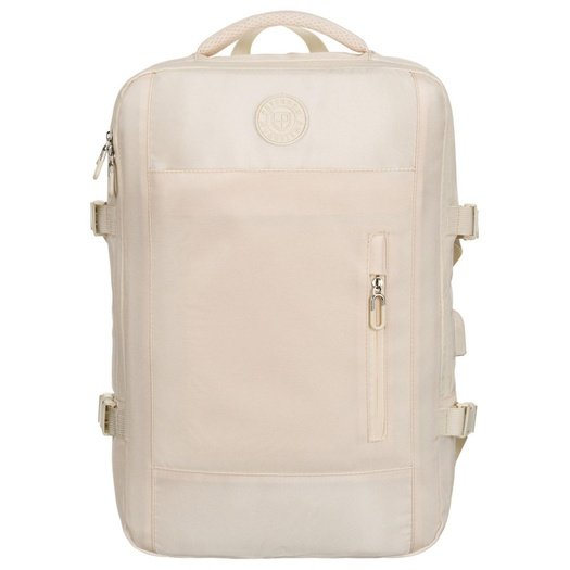 Travel backpack Peterson PTN 24421 Ecru