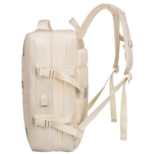 Travel backpack Peterson PTN 24421 Ecru