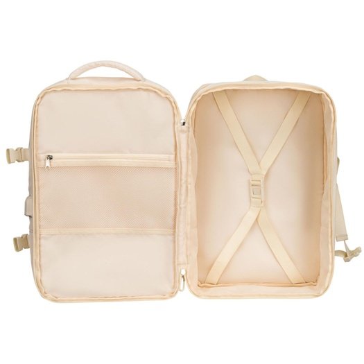 Travel backpack Peterson PTN 24421 Ecru