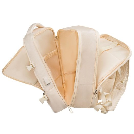 Travel backpack Peterson PTN 24421 Ecru