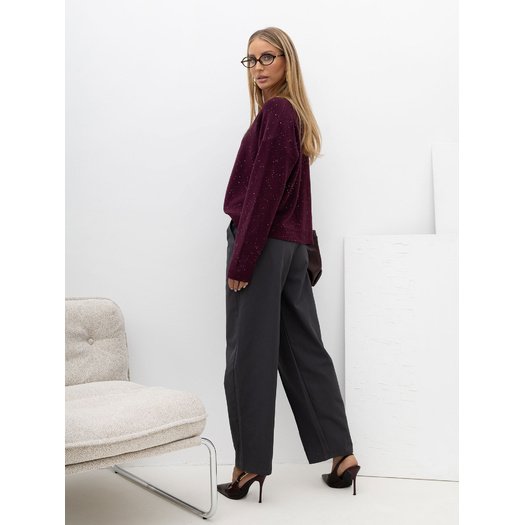 Sweter-IR-SW-W2693.29-bordowy