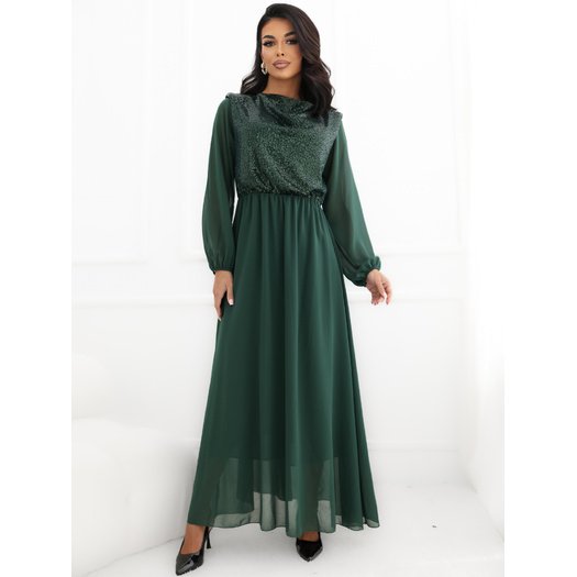 Sukienka-IT-SK-21832.99-ciemny zielony