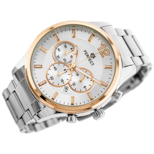 ZEGAREK MĘSKI PERFECT CH01M - CHRONORGAF (zp355b)