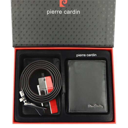Dovanų kompletas vyrams PINIGINĖ + DIRŽAS Pierre Cardin ZG-81 3