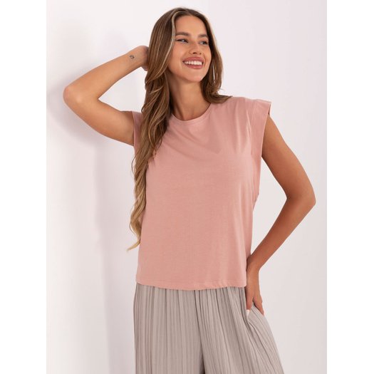 T-shirt-157-TS-3702.65P-ciemny różowy