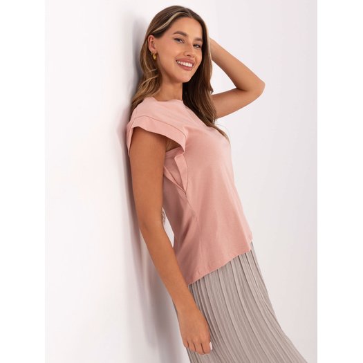 T-shirt-157-TS-3702.65P-ciemny różowy
