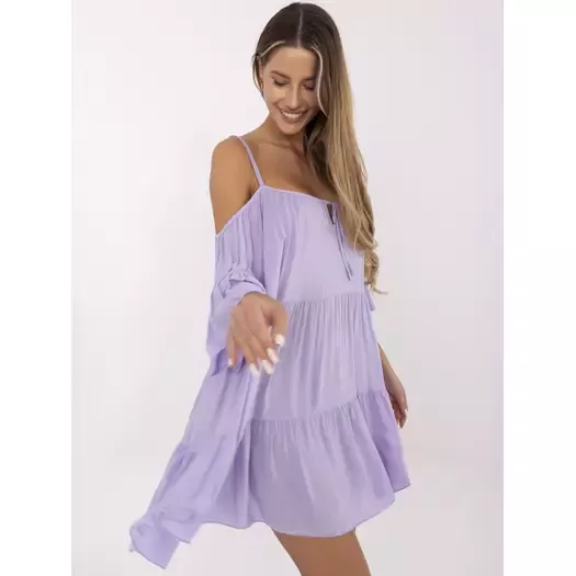 Suknelė-TW-SK-BI-80840.20-šviesiai violetinė
