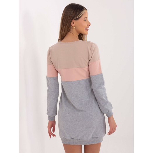 Suknelė-RV-SK-5869.04-tamsiai smėlio spalvos 8