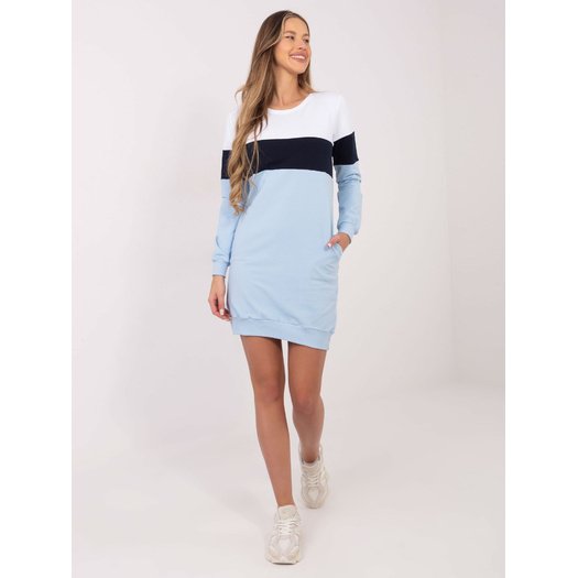 Suknelė-RV-SK-5869.04-balta-mėlyna 5