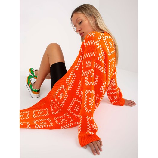 Megztinis-LC-SW-0296.08P-oranžinė