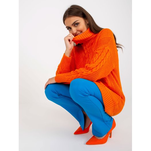 Megztinis-LC-SW-8015.25P-oranžinė