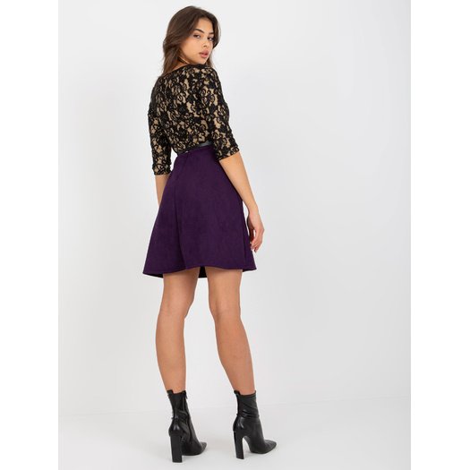 Suknelė-LK-SK-506582.04P-tamsiai violetinė 10