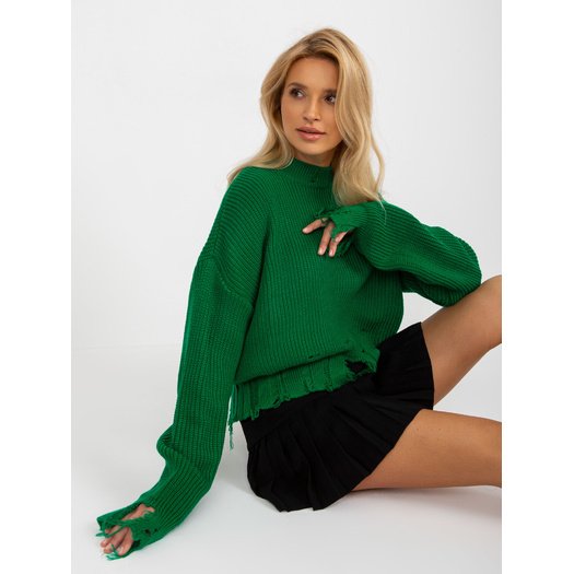 Megztinis-LC-SW-0373.95P-žalias