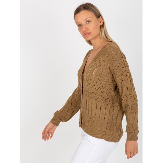 Sweter-LC-SW-8022.04P-ciemny bezowy 7