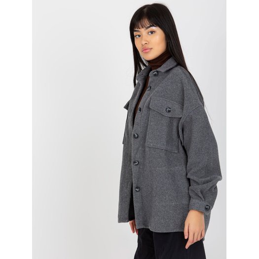 Marškiniai-DN-KS-4005.99P-tamsiai pilki