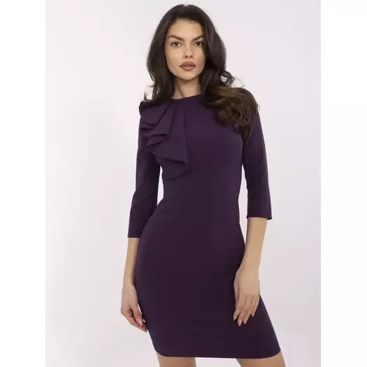 Suknelė-LK-SK-505583.11-tamsiai violetinė 8