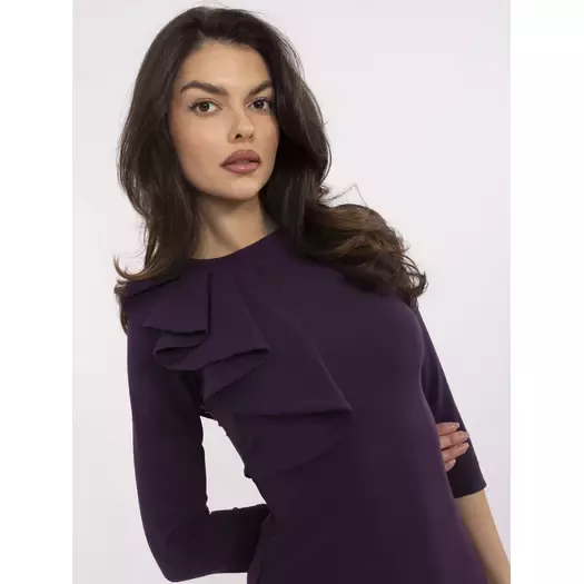 Suknelė-LK-SK-505583.11-tamsiai violetinė 7