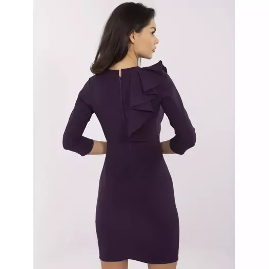 Suknelė-LK-SK-505583.11-tamsiai violetinė 6