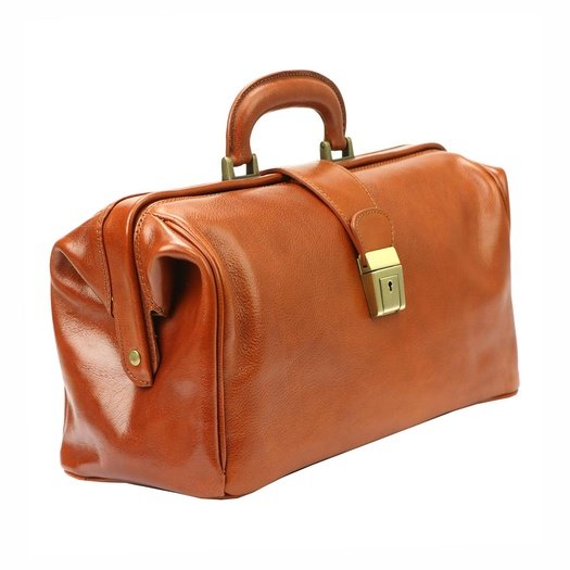 Men's leather briefcase Florence MD-1