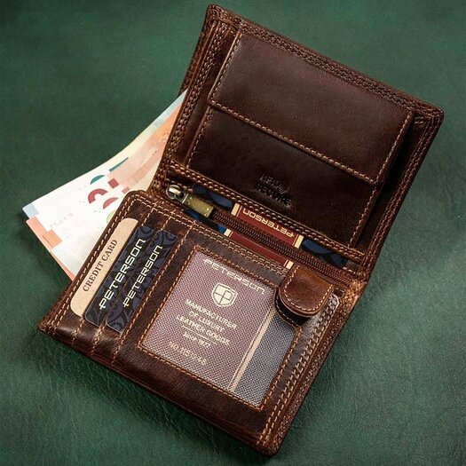 Piniginė vyrams Peterson PTN WL-0306-COM