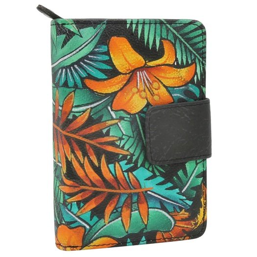 Multicolour Genuine Leather Women's Wallet Rovicky R-N109-ART-20