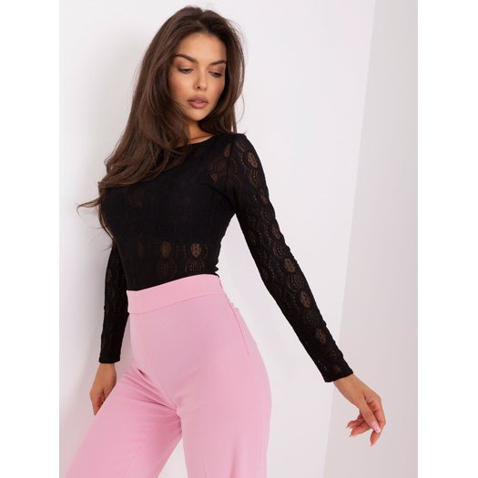 Triko palaidinė moterims  LK-BO-509361.50P-juodas 2