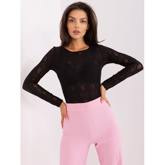 Triko palaidinė moterims  LK-BO-509361.50P-juodas 17