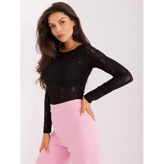 Triko palaidinė moterims  LK-BO-509361.50P-juodas 11