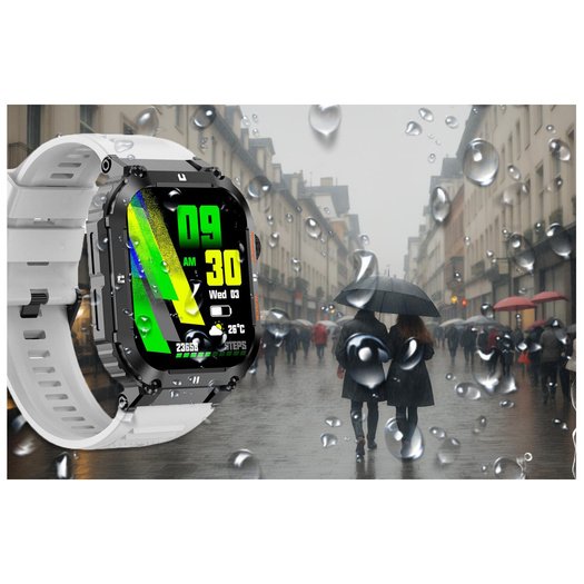Išmanusis laikrodis vyrams Gravity GT6-8 - Skambinimo funkcija, MONITOR SNU (sg020h)