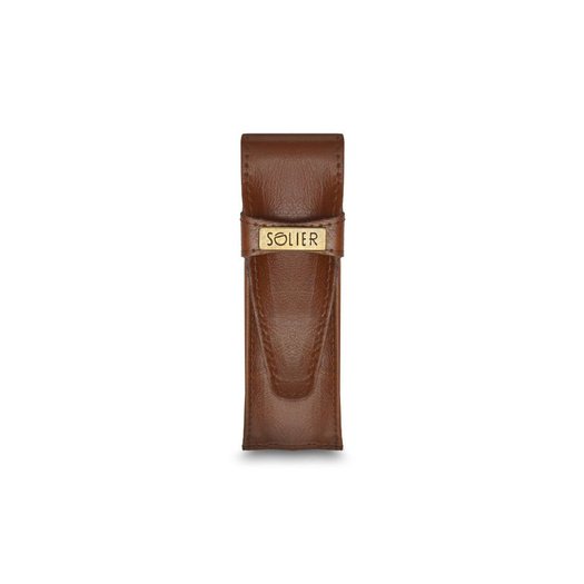 Leather men's pen case SA12 VINTAGE BROWN