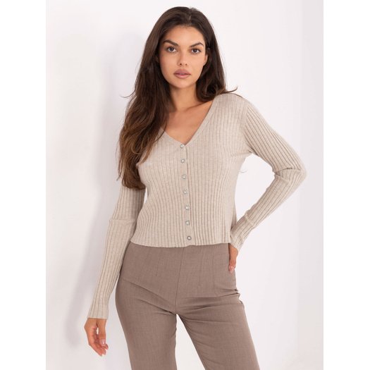 Sweter-PM-SW-R1639.27-beżowy 2