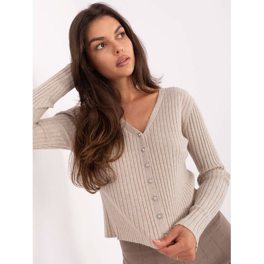 Sweter-PM-SW-R1639.27-beżowy 3