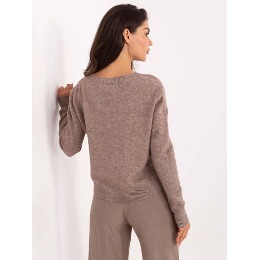 Sweter-IT-SW-98300.69-ciemny bezowy 2