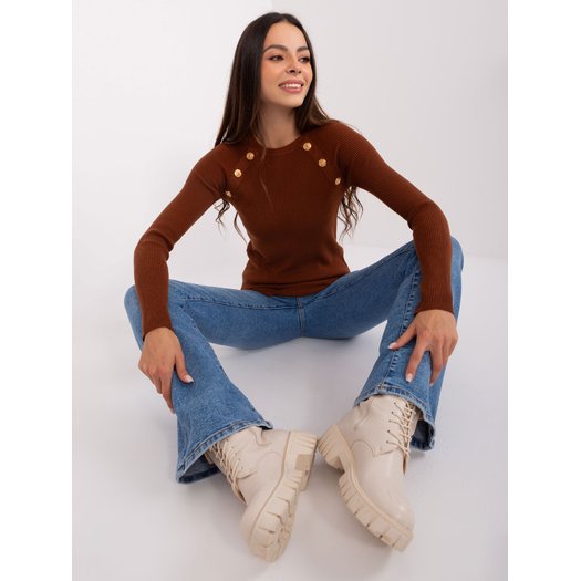 Megztinis-PM-SW-PM9750.08P-tamsiai rudas