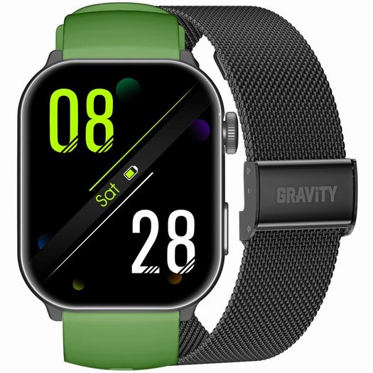 SMARTWATCH UNISEX GRAVITY GT15-1 - BLUETOOTH CONNECTIONS, ADDITIONAL PASSAGE (sg029a)