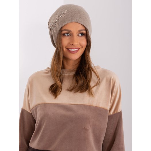Czapka-AT-CZ-2329.79-ciemny bezowy 1