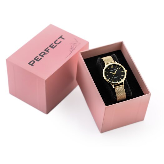 Laikrodis moterims PERFECT F202-08 (zp534a) + dėžutė