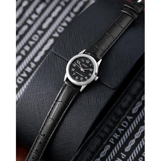 Laikrodis moterims CASIO LTP-V001L-1BUDF (zd588a) + dėžutė