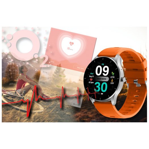 Išmanusis laikrodis unisex GRAVITY GT2-8 - BLUETOOTH,  (sg019h)