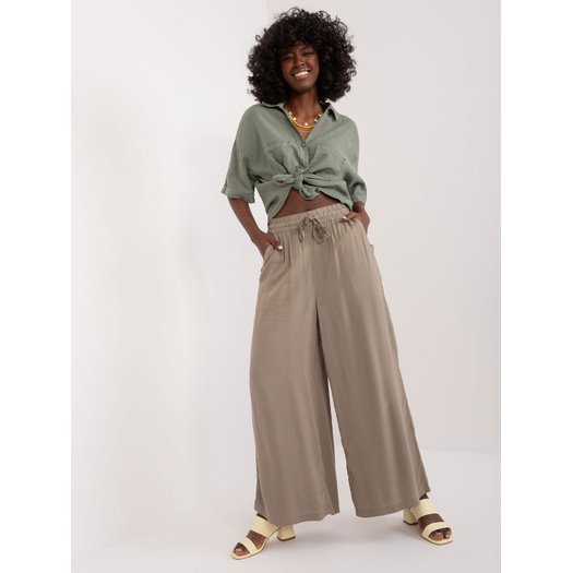 Spodnie-D73761M62237E-khaki 1