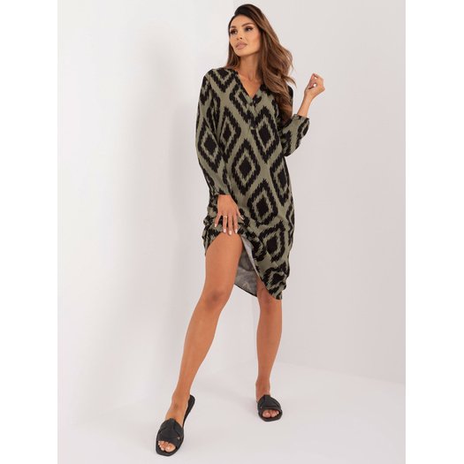 Suknelė-D73771M30427B-khaki 1