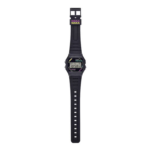 ZEGAREK MĘSKI CASIO F-91WPC-1ADR (zd086b) - PAC-MAN + BOX