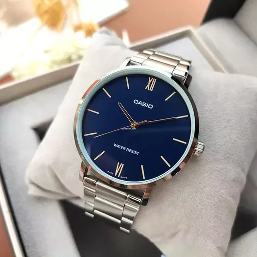 ZEGAREK MĘSKI CASIO MTP-VT01D-2B (zd165n) + BOX